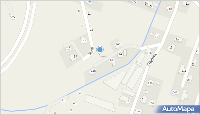 Chełmiec, Gajowa, 14f, mapa Chełmiec