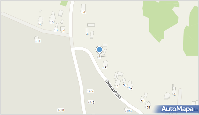 Chruszczobród, Gawronówka, 4, mapa Chruszczobród