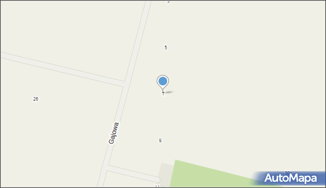 Chrzęsne, Gajowa, 7, mapa Chrzęsne