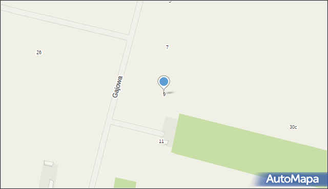 Chrzęsne, Gajowa, 9, mapa Chrzęsne