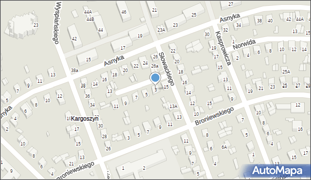 Ciechanów, Gałczyńskiego Konstantego Ildefonsa, 3, mapa Ciechanów