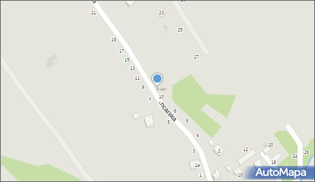 Czchów, Garncarska, 12, mapa Czchów