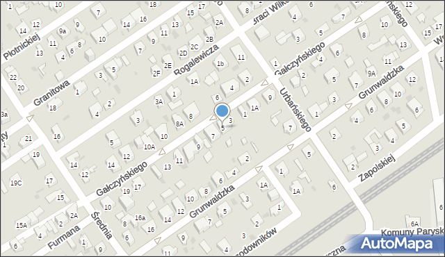 Dąbrowa Górnicza, Gałczyńskiego Konstantego Ildefonsa, 5, mapa Dąbrowa Górnicza