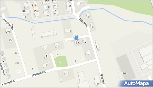 Długołęka, Gajowa, 5, mapa Długołęka