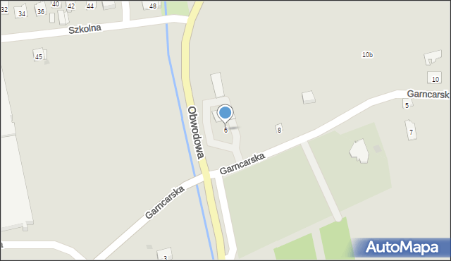 Dobczyce, Garncarska, 6, mapa Dobczyce