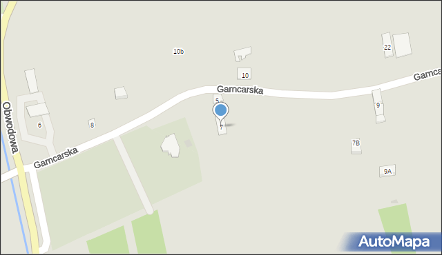 Dobczyce, Garncarska, 7, mapa Dobczyce