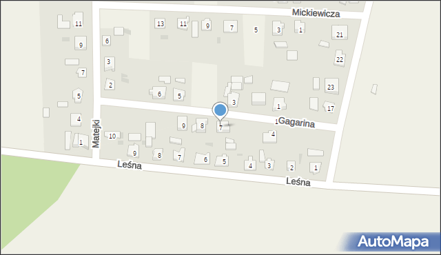 Dobre, Gagarina, 7, mapa Dobre