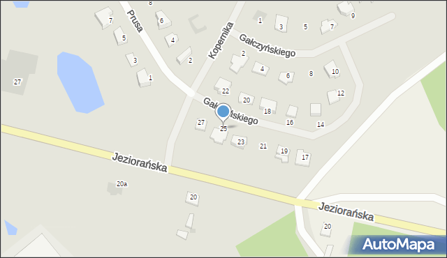 Dobre Miasto, Gałczyńskiego Konstantego Ildefonsa, 25, mapa Dobre Miasto