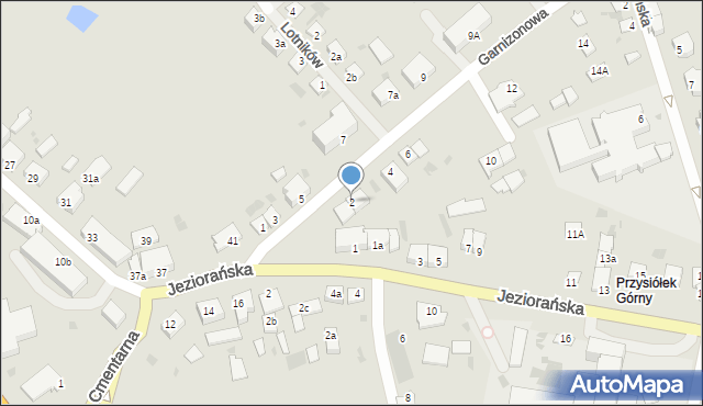 Dobre Miasto, Garnizonowa, 2, mapa Dobre Miasto