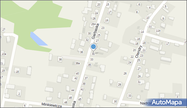 Filipów, Garbaska, 31, mapa Filipów