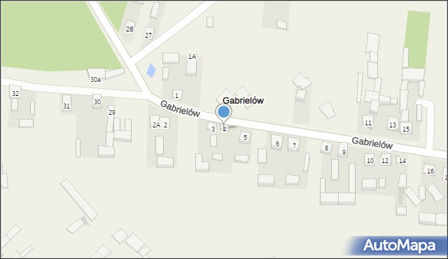 Gabrielów, Gabrielów, 4, mapa Gabrielów