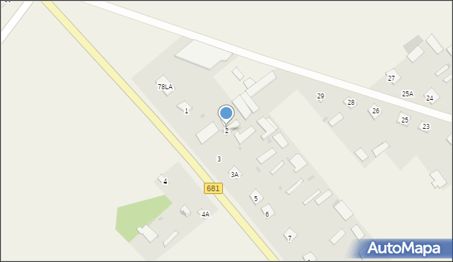 Gabrysin, Gabrysin, 2, mapa Gabrysin