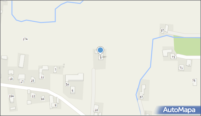 Gać, Gać, 3, mapa Gać