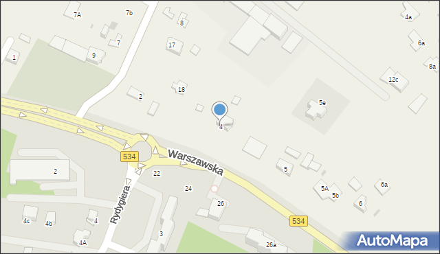 Gać, Gać, 4, mapa Gać