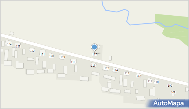 Gacki, Gacki, 117, mapa Gacki