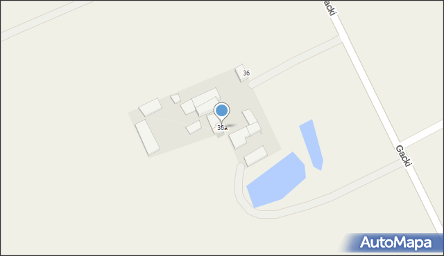 Gacki, Gacki, 36a, mapa Gacki