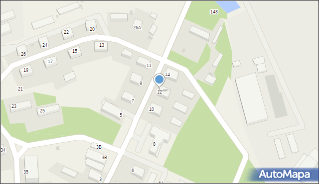 Gacki-Osiedle, Gacki-Osiedle, 12, mapa Gacki-Osiedle