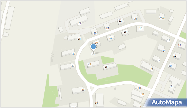 Gacki-Osiedle, Gacki-Osiedle, 21, mapa Gacki-Osiedle