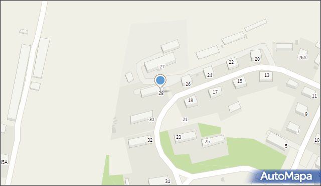 Gacki-Osiedle, Gacki-Osiedle, 28, mapa Gacki-Osiedle