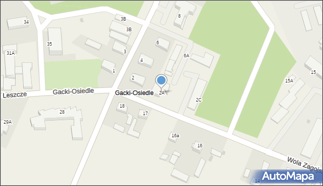 Gacki-Osiedle, Gacki-Osiedle, 2A, mapa Gacki-Osiedle