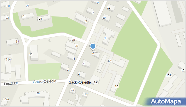 Gacki-Osiedle, Gacki-Osiedle, 6, mapa Gacki-Osiedle