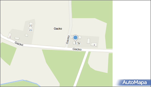 Gacko, Gacko, 3, mapa Gacko