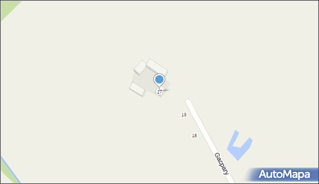Gacpary, Gacpary, 17, mapa Gacpary