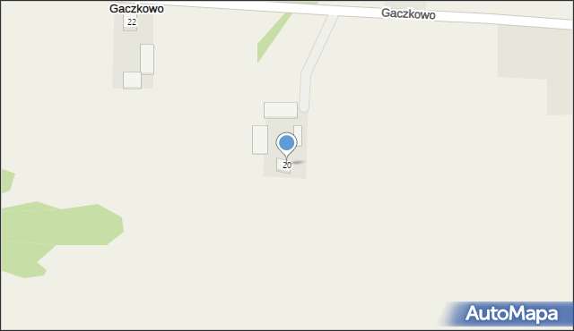 Gaczkowo, Gaczkowo, 20, mapa Gaczkowo