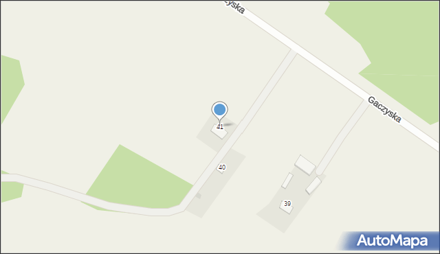 Gaczyska, Gaczyska, 41, mapa Gaczyska