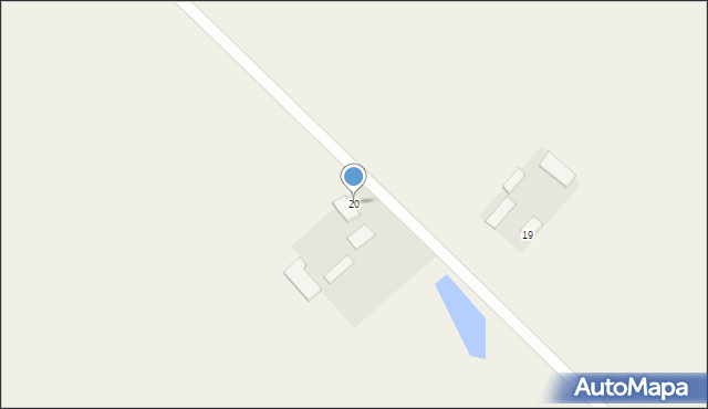 Gądecz, Gądecz, 20, mapa Gądecz