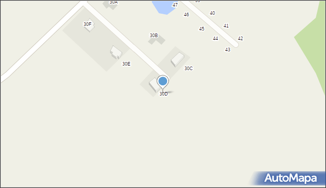 Gądecz, Gądecz, 30D, mapa Gądecz