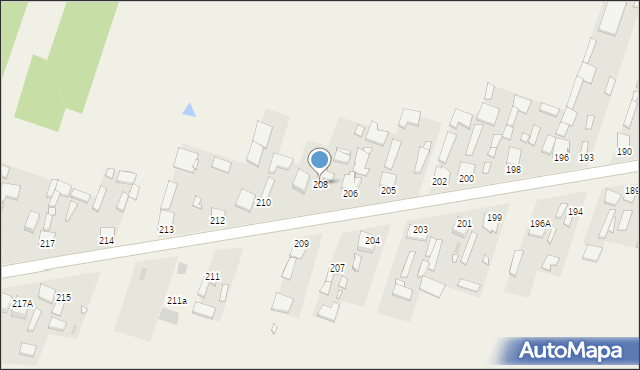 Gadka, Gadka, 208, mapa Gadka