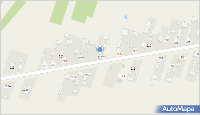 Gadka, Gadka, 214, mapa Gadka