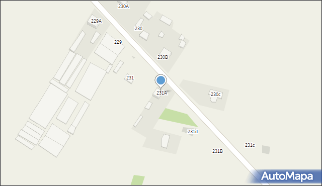 Gadka, Gadka, 231A, mapa Gadka