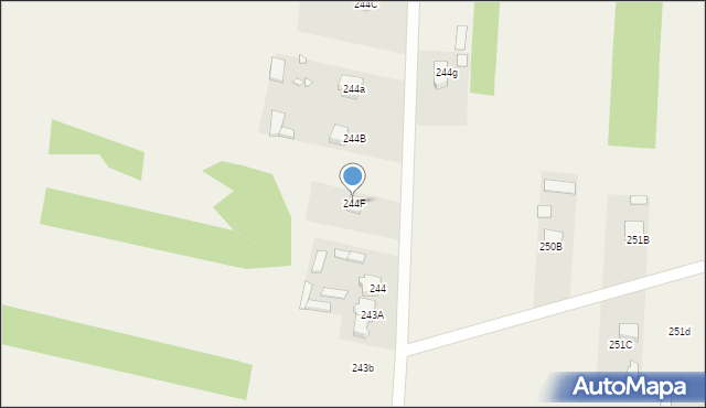 Gadka, Gadka, 244F, mapa Gadka