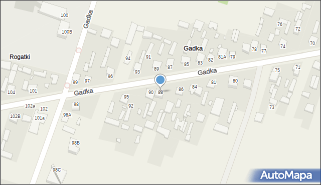 Gadka, Gadka, 88, mapa Gadka