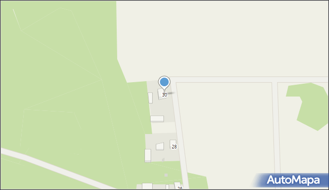Gądków Mały, Gądków Mały, 30, mapa Gądków Mały
