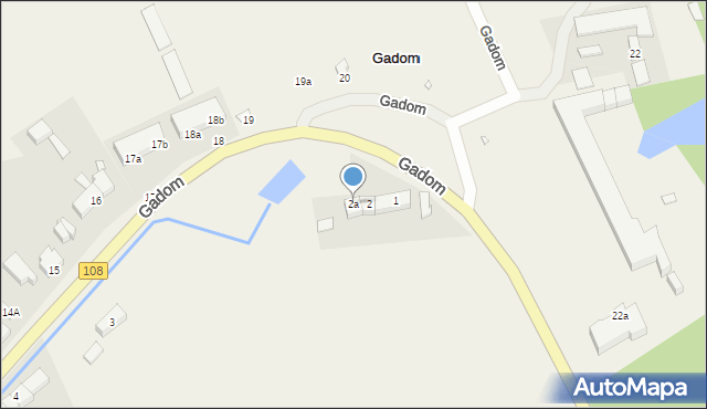 Gadom, Gadom, 2a, mapa Gadom