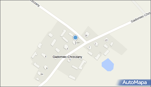Gadomiec-Chrzczany, Gadomiec-Chrzczany, 2, mapa Gadomiec-Chrzczany