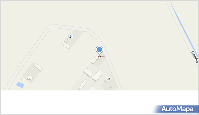 Gadów, Gadów, 25, mapa Gadów