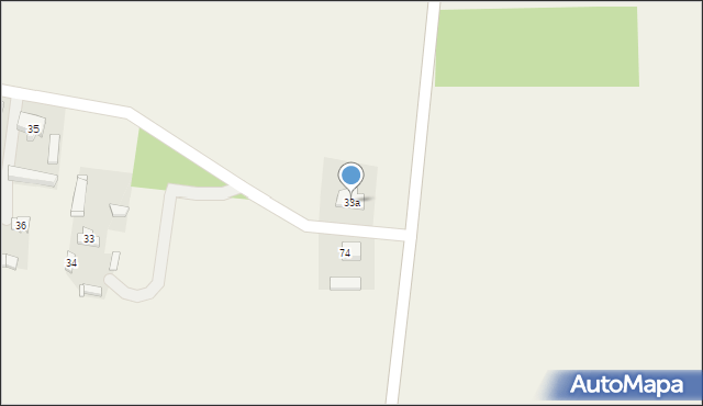 Gadowskie Holendry, Gadowskie Holendry, 33a, mapa Gadowskie Holendry