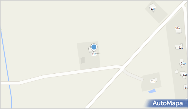 Gady, Gady, 115, mapa Gady