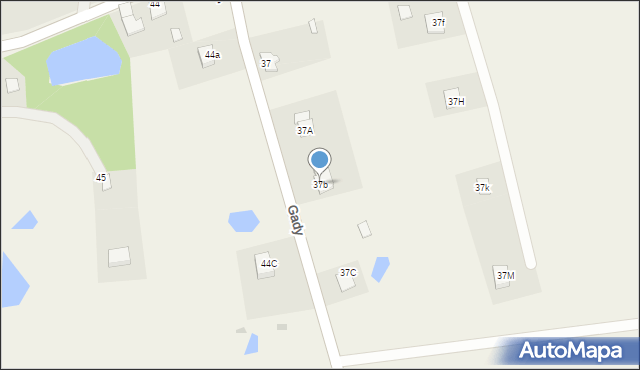 Gady, Gady, 37b, mapa Gady