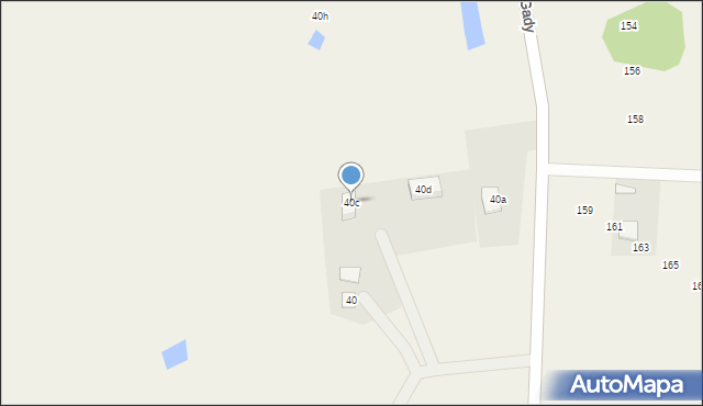 Gady, Gady, 40c, mapa Gady