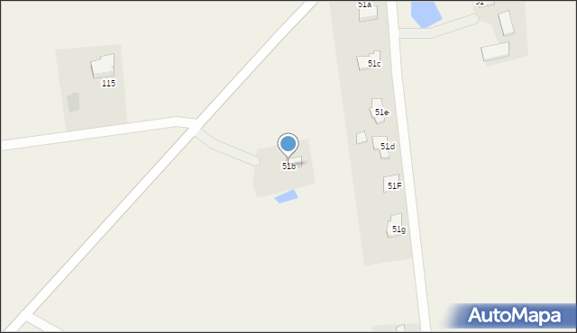 Gady, Gady, 51b, mapa Gady