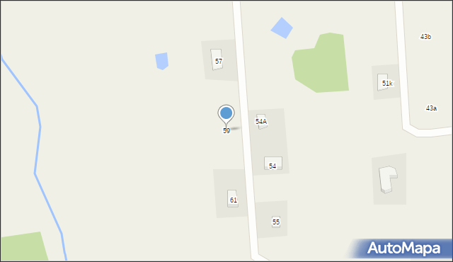 Gady, Gady, 59, mapa Gady