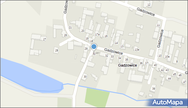 Gadzowice, Gadzowice, 31, mapa Gadzowice