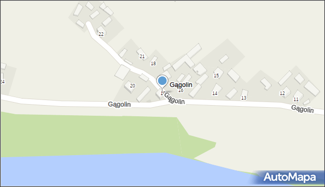 Gągolin, Gągolin, 19, mapa Gągolin