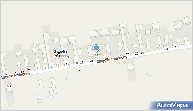 Gągolin Północny, Gągolin Północny, 24, mapa Gągolin Północny