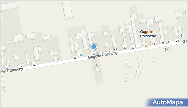 Gągolin Północny, Gągolin Północny, 37, mapa Gągolin Północny